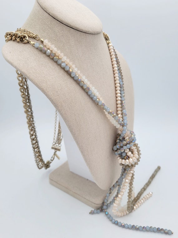 Vintage The Limited Multi-Strand Gold Tone Chain … - image 5