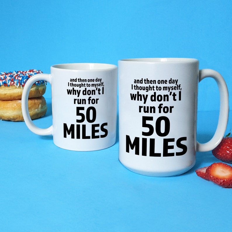 Coffee Mug for 50 Mile Ultramarathon Runners Etsy