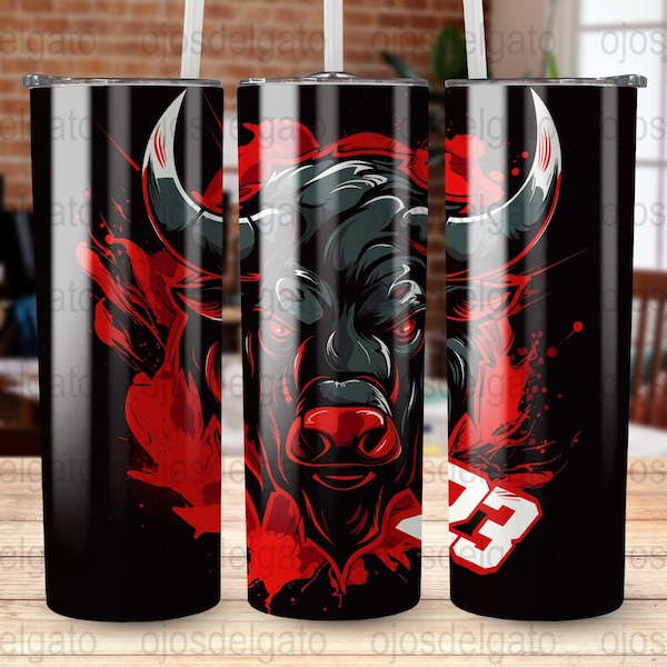 Chicago Basketball Legend 20oz Sublimation Tumbler Designs Tapered and Straight Tumbler Wrap PNG, Instant Download for Commercial Use