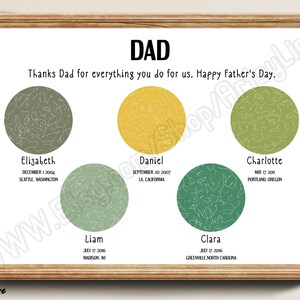 Custom Star Map, Father Son Gift, Night Sky Map, Star Chart By Date, First Anniversary, The Day You Were Born, Constellation Map, Sky Map