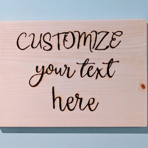 Wooden Signs with Custom Sayings and Quotes | Customizable Wooden Signs and Wall Décor | Personalized Christmas and Holidays Gifts and Signs