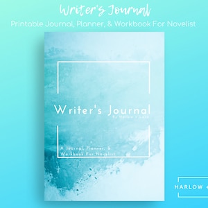 Novel Planner Writer's Journal: A Journal, Planner, & Workbook for Novelist, Writing Worksheets, Writing Planner, Novel Outline, Printable