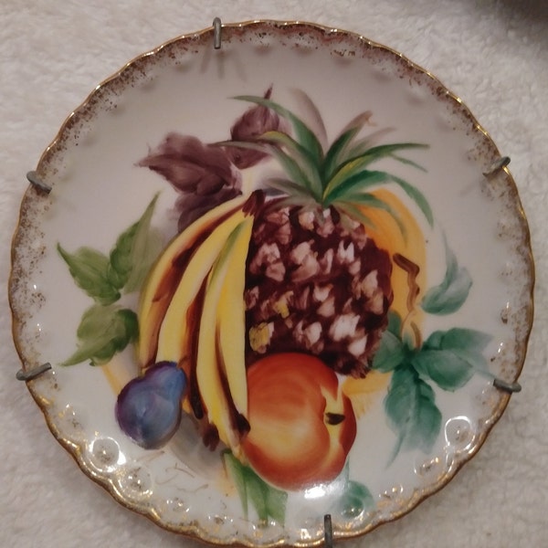 Vintage Ucagco Ceramics hand painted plate