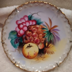 Vintage Ucagco Ceramics hand painted decorative plate