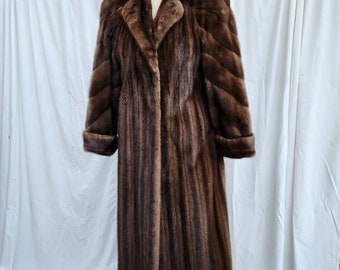 Vintage Pastel Full Length Mink Coat