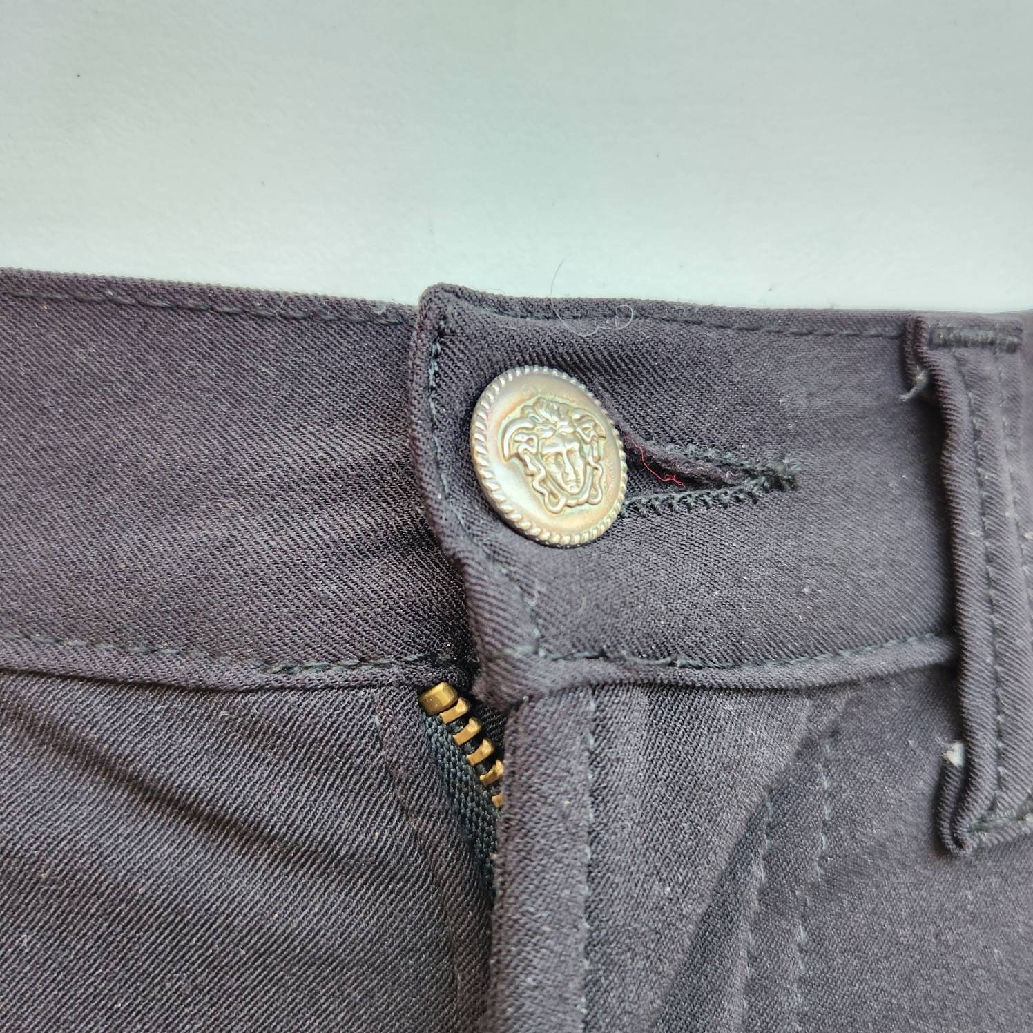 Vintage Black Versace Jeans Couture - Etsy
