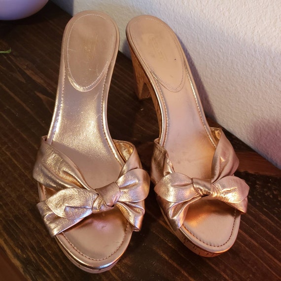 Vintage Coach Pink Heels - image 2