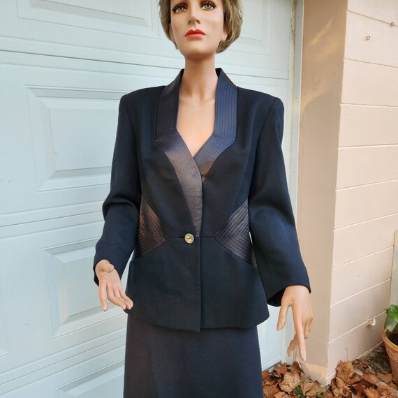 Black Lilli Ann Button Down Jacket - image 2