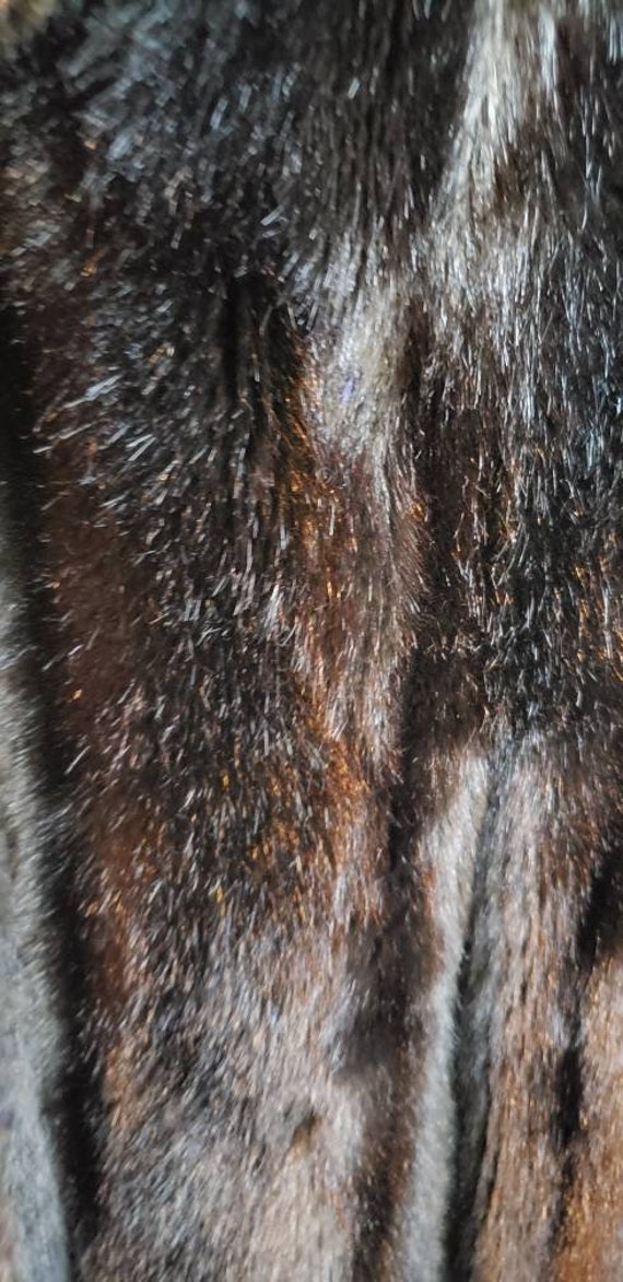 Faux Vintage Mink Fur Coat - image 3