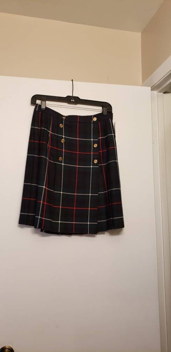 Vintage Plaid Skirt | Pringles Skirt