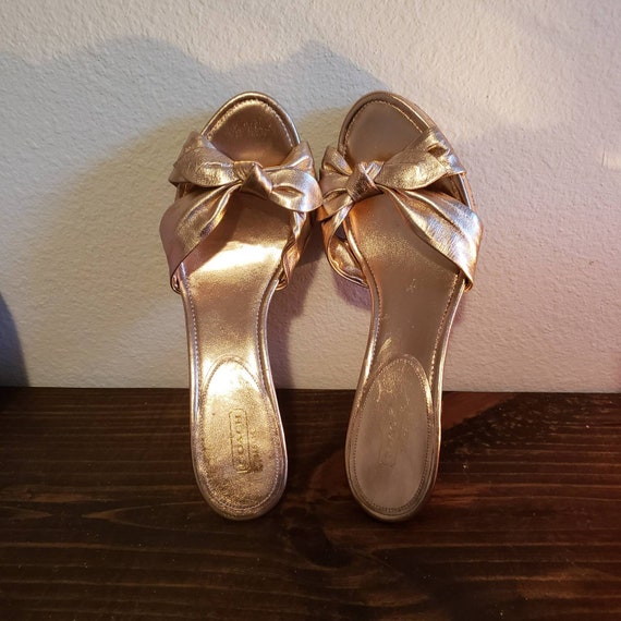 Vintage Coach Pink Heels - image 3