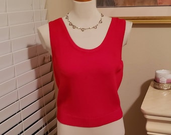 Vintage St John Top | Red St John Tank Top