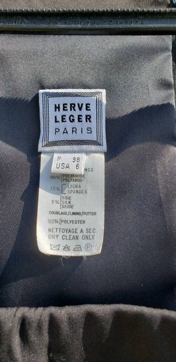 Black Herve Leger dress | Herve Leger Paris - image 4