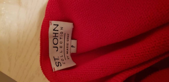 Vintage St John Top | Red St John Tank Top - image 3