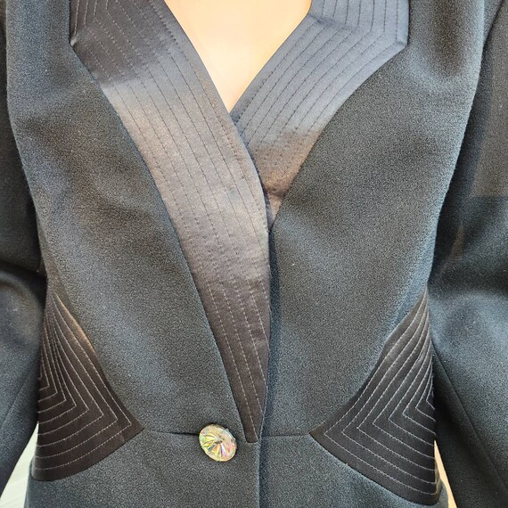 Black Lilli Ann Button Down Jacket - image 5