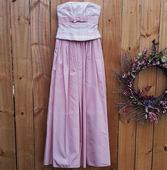 Vintage Prom Dress | Pink Prom Dress