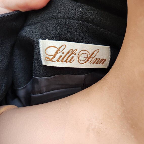 Black Lilli Ann Button Down Jacket - image 3