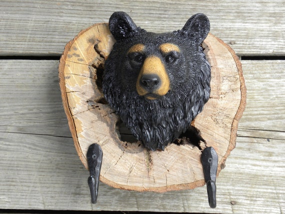 Cabin Wall Decor Bear Hanging Shelf Home Decor Wall Decor Etsy
