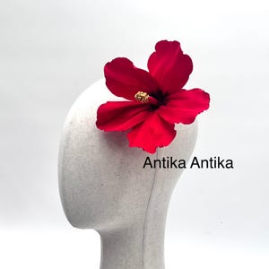 Hibiscus flower, Maga flower, Poppy flowers, Red flowers, Flower Hand made PR, Red Flower.