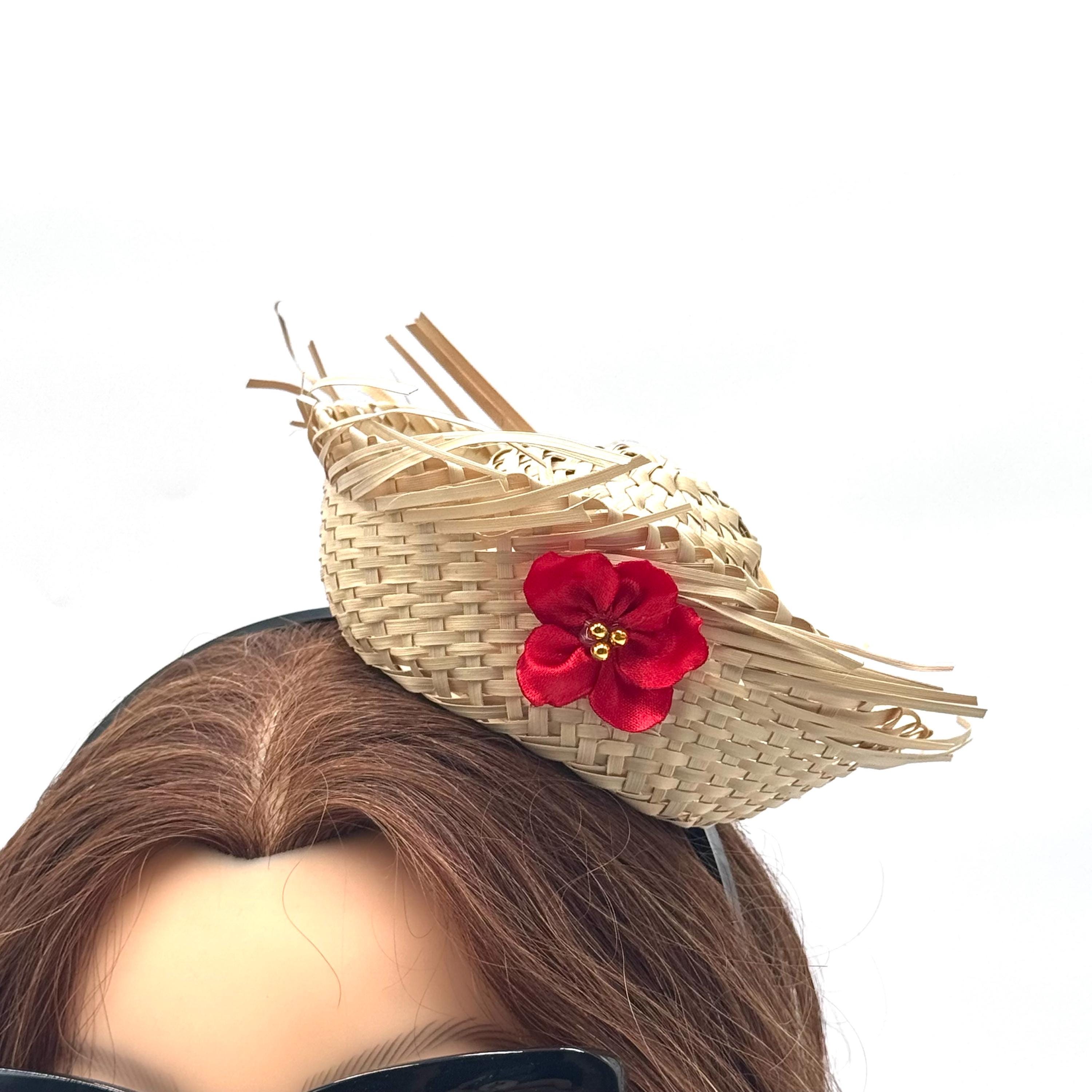 Jibaro hat measures 5 inches, 5” pava, Puerto Rico Hat, DeBI TIRAR MaS FOToS, DTmF, Bad Bunny, Pava Boricua, Jibaro hat, Headband PR.