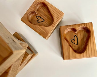 Heart Shaped Ring Jewelry Dish | Engagement Gift | Unique Jewelry Tray