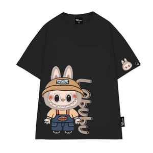 Custom Pack of 2 Labubu T-shirts for men & Women |Personalized shirts| Unisex tee |Custom Labubu T-shirt design | Anime graphic tee| Gifts |