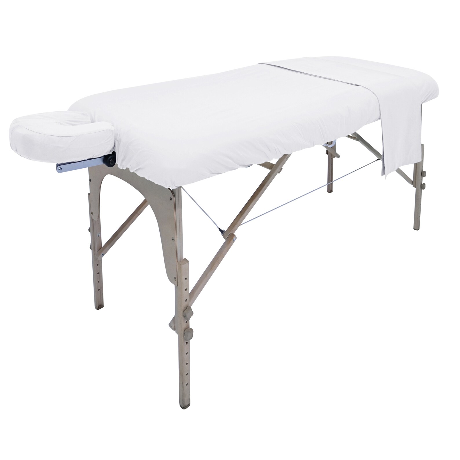 Massage Table Sheets set of 3, Poly Cotton Massage Table Flat Sheet