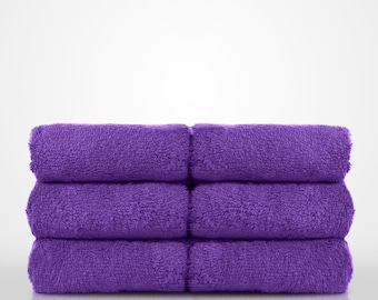 13" x 13" - 100% Turkish Cotton Terry Washcloth - 12 Pack (Dozen)