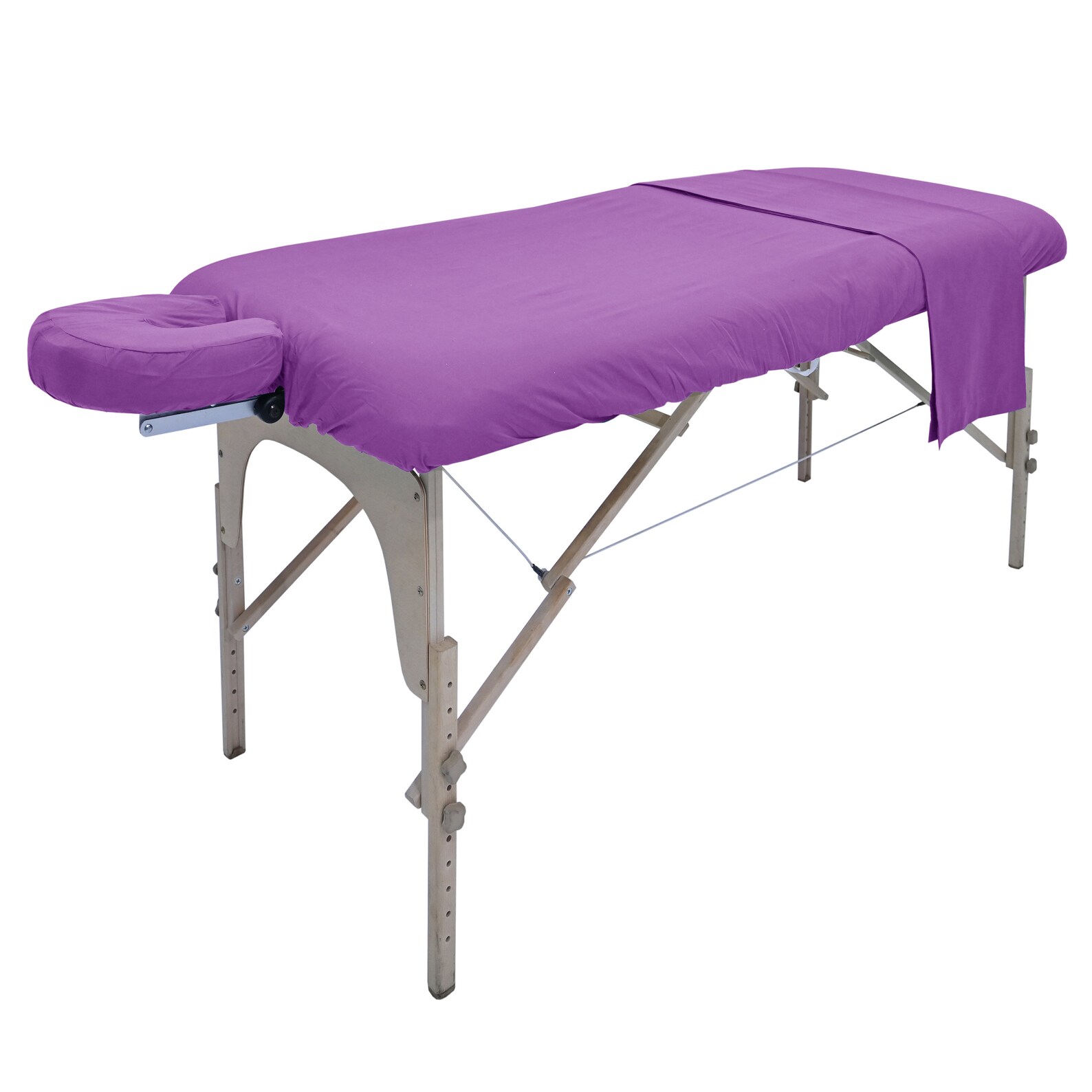 Massage Table Sheets set of 3, Poly Cotton Massage Table Flat Sheet