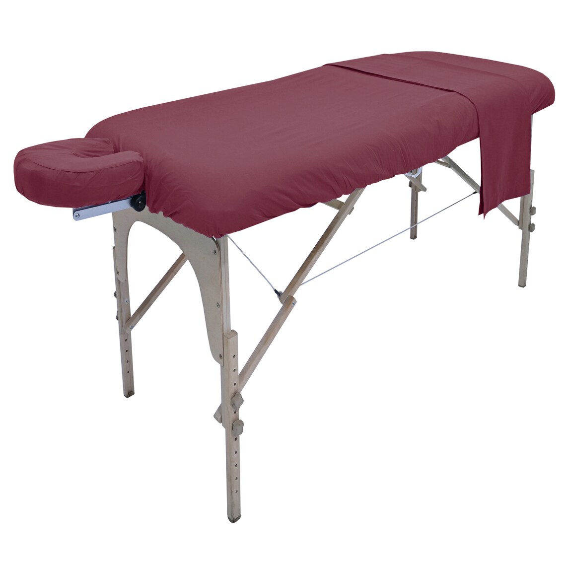 Massage Table Sheets set of 3, Poly Cotton Massage Table Flat Sheet