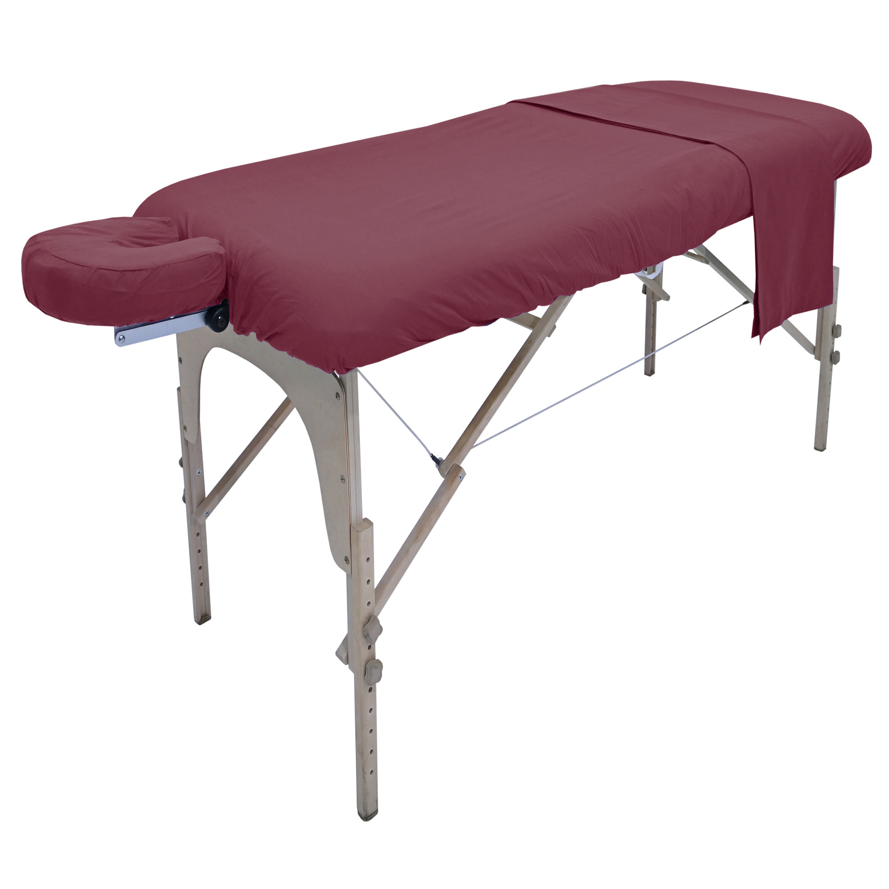 Massage Table Sheets set of 3, Poly Cotton Massage Table Flat Sheet, Massage Table Fitted Sheets