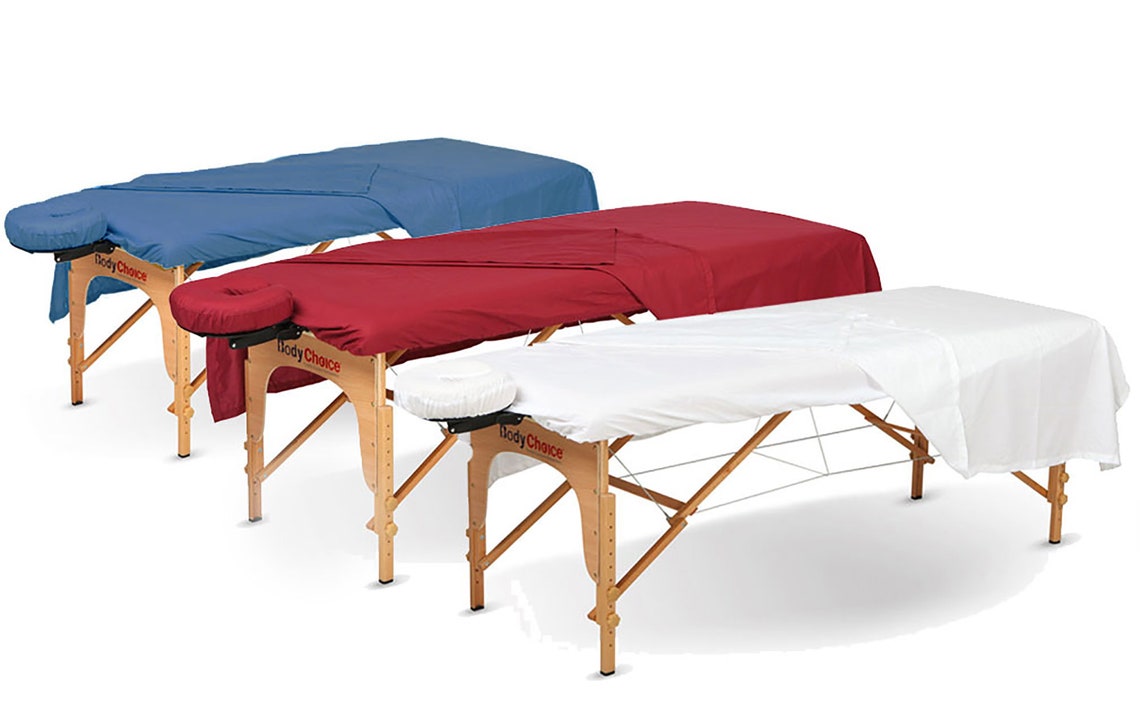 Massage Table Sheets set of 3 Poly Cotton Massage Table Etsy