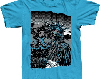 Cyan Blue Shirt - Etsy