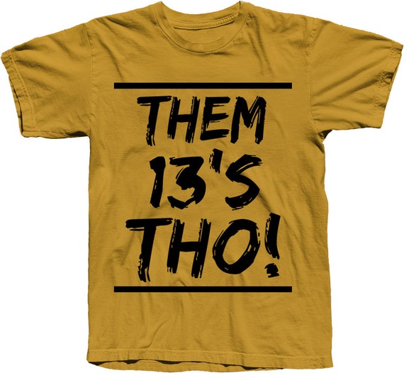 Thos Shirt in Jordans 13 Chutney 