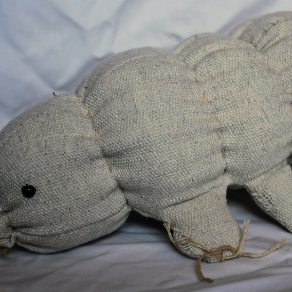 Tardigrade Plush Toy Cute Biology Grad Student Gift Idea Hand-Made Hand-Sewn Microorganism Water Bear / Moss Piglet Nerdy Geek Toy