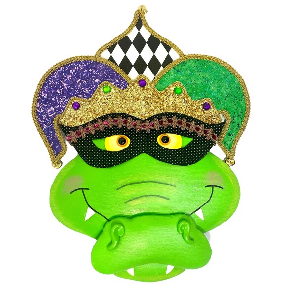 mardi gras alligator decorations