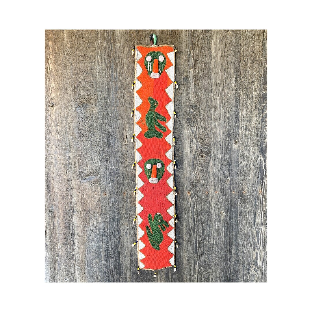 Beaded Diviner's Belt - Yoruba Tribe -3d Faces & Birds - Etsy