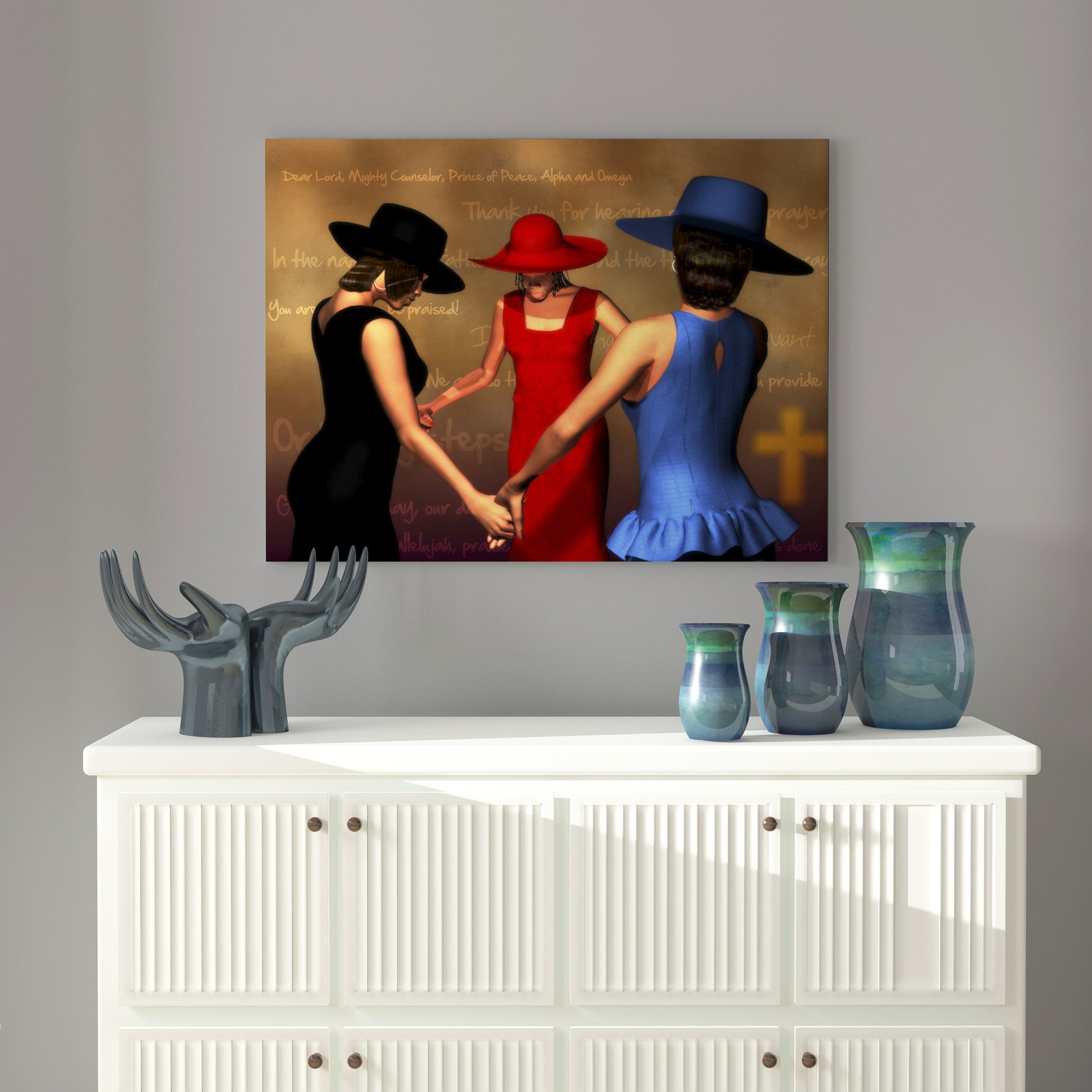 Gathered in My Name Greenleaf OWN Greenleaf Art African Etsy