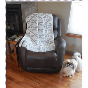 Wicker Wonder Mosaic Afghan (PDF Crochet Pattern)