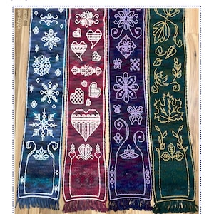 Filet Fusion Pocket Schals (PDF Häkelanleitung)