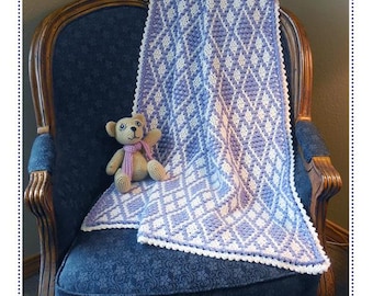 Diamanten mozaïek Afghaans (pdf-haakpatroon)