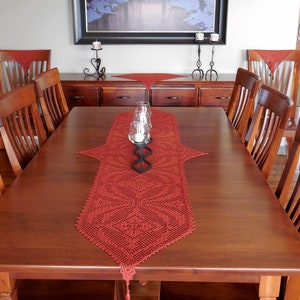 Celtic Ribbon Table Set (PDF Crochet Pattern)