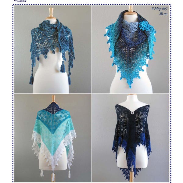 Chales Brisa Oceánica (Patrón de Crochet en PDF)