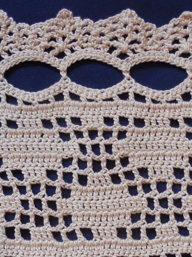 Blowing Wheat Valance PDF Crochet Pattern image 6