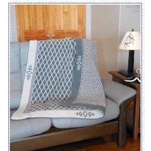 Doubled Diamonds Throw (PDF Crochet Pattern)