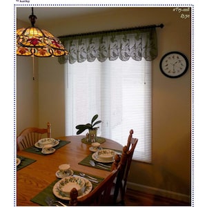 Whimsical Birds Valance (PDF Crochet Pattern)