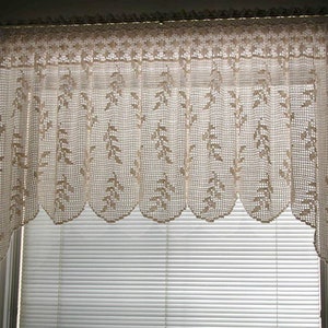 Blowing Wheat Valance PDF Crochet Pattern image 3