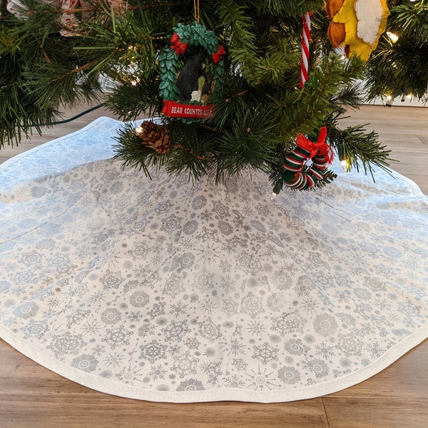 Blue Tree Skirt Etsy