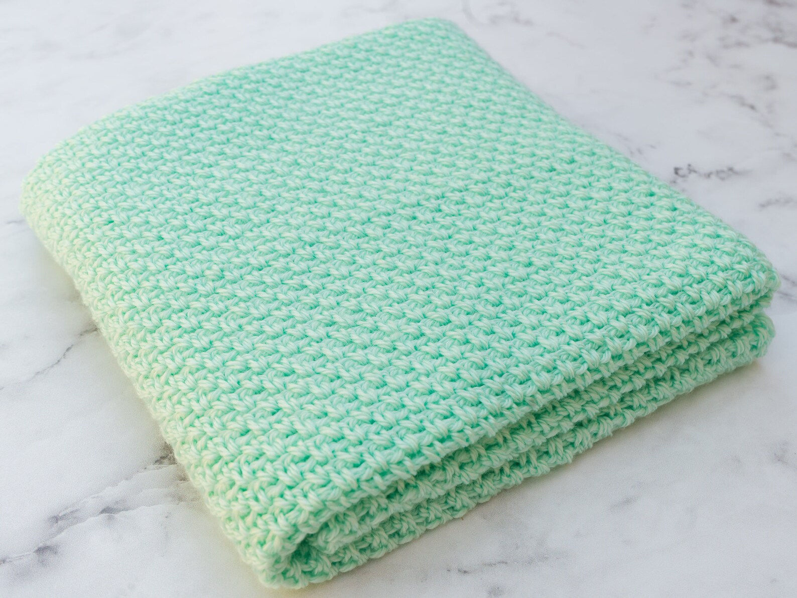 Crochet Baby Blanket Mint Green Blanket Green Blanket Ultra Etsy