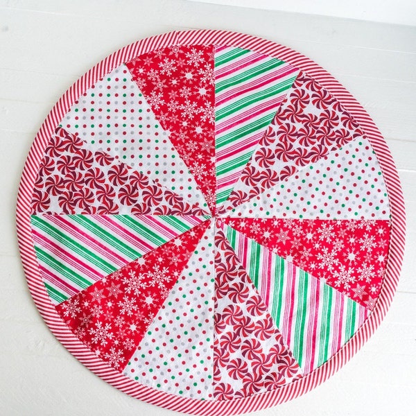 Round Christmas Placemats Etsy